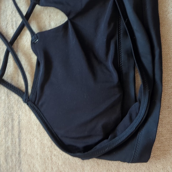 Aerie S Black Strappy Bikini - Picture 6 of 11